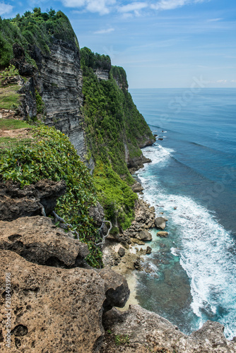 Wulu watu cliff landscape, Bali, Indonesia 2 photo