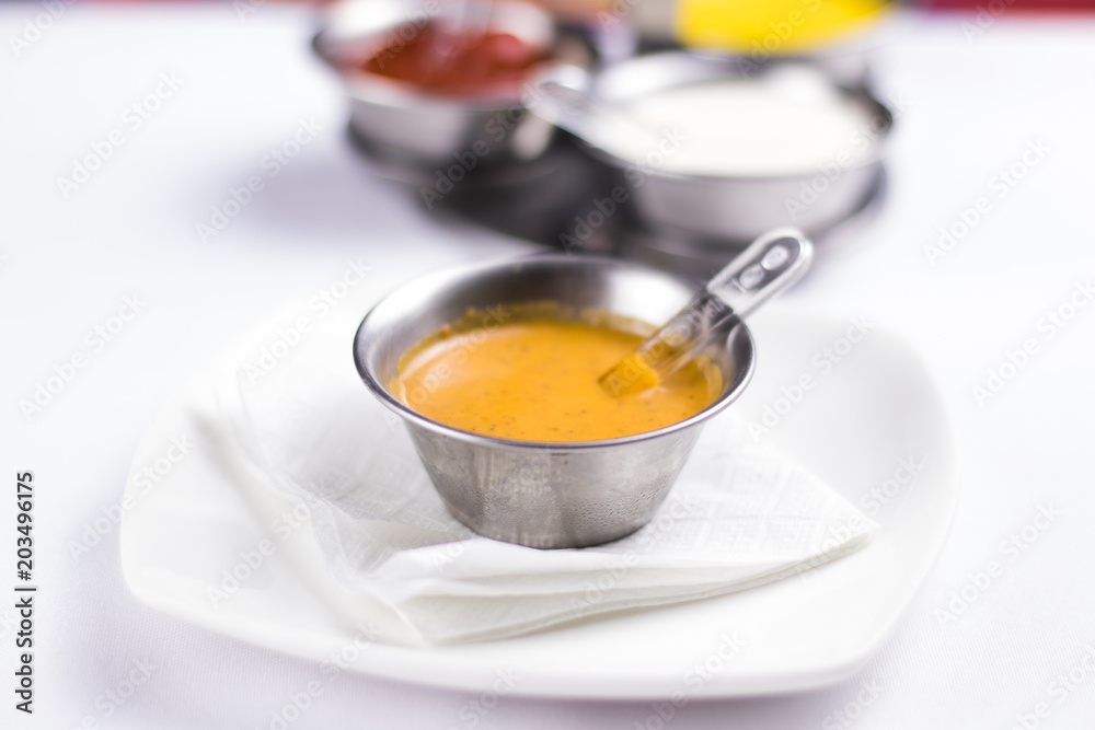 Peruvian traditional cream: aji Peruvian traditional cream: aji