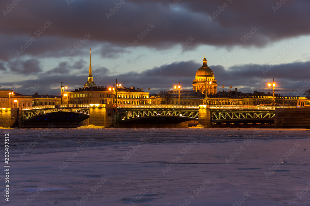 Panoramic view of Saint Petersburg, Russia