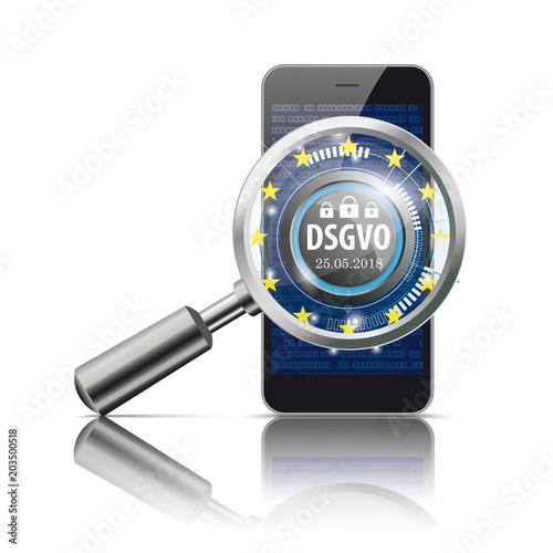 Lupe Smartphone DSGVO