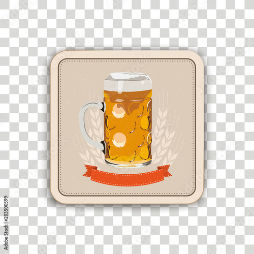 Beer Coaster Transparent