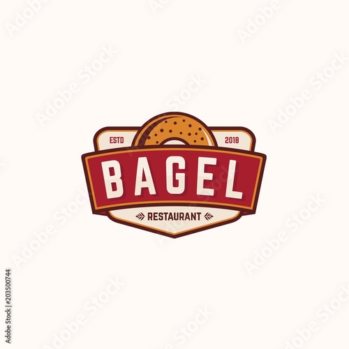 Bagel Logo vector