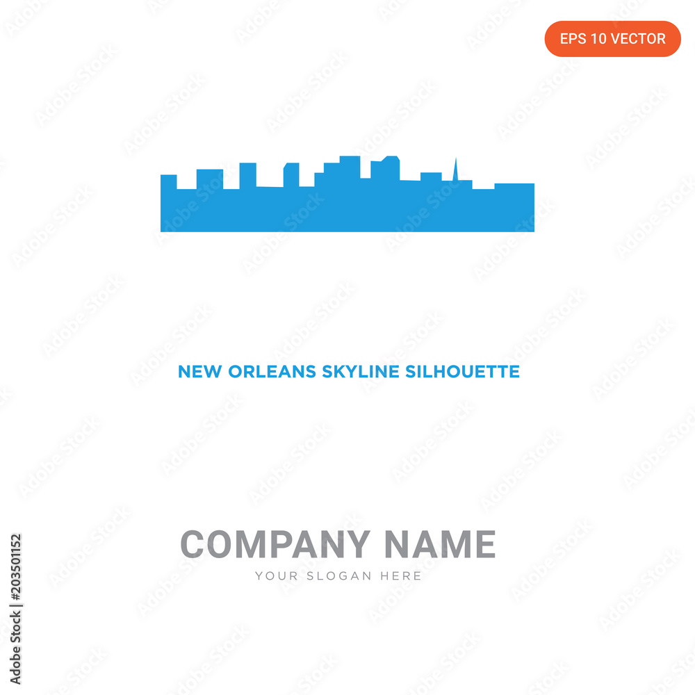 new orleans skyline company logo design new orleans skyline company logo design