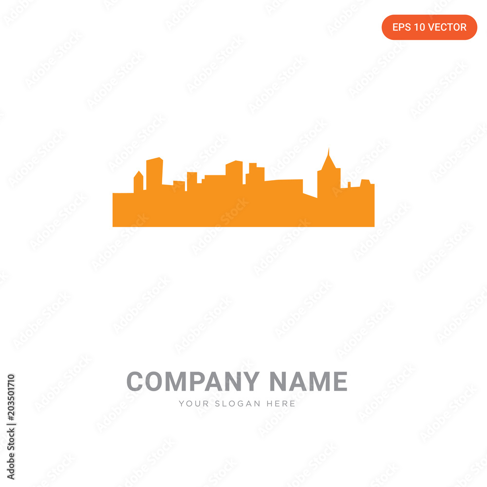 pittsburgh skyline company logo design