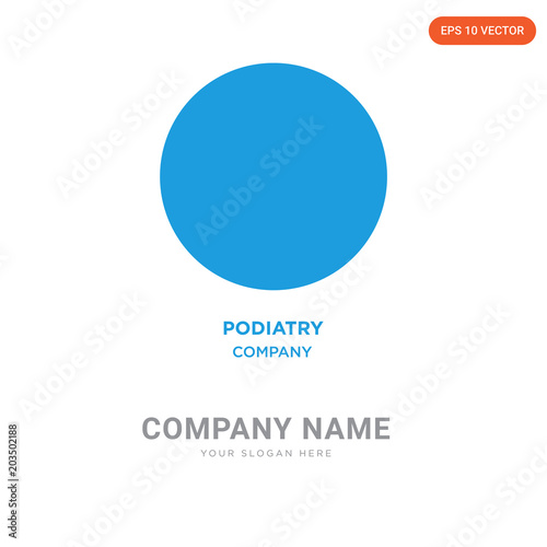 podiatry company logo design © vector_best
