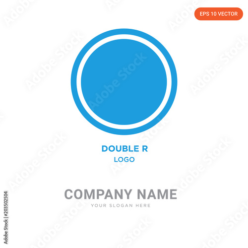 double r company logo design