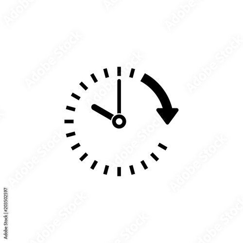 Passage of time vector icon