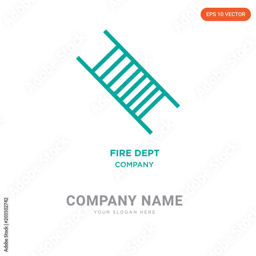 fire dept company logo design
