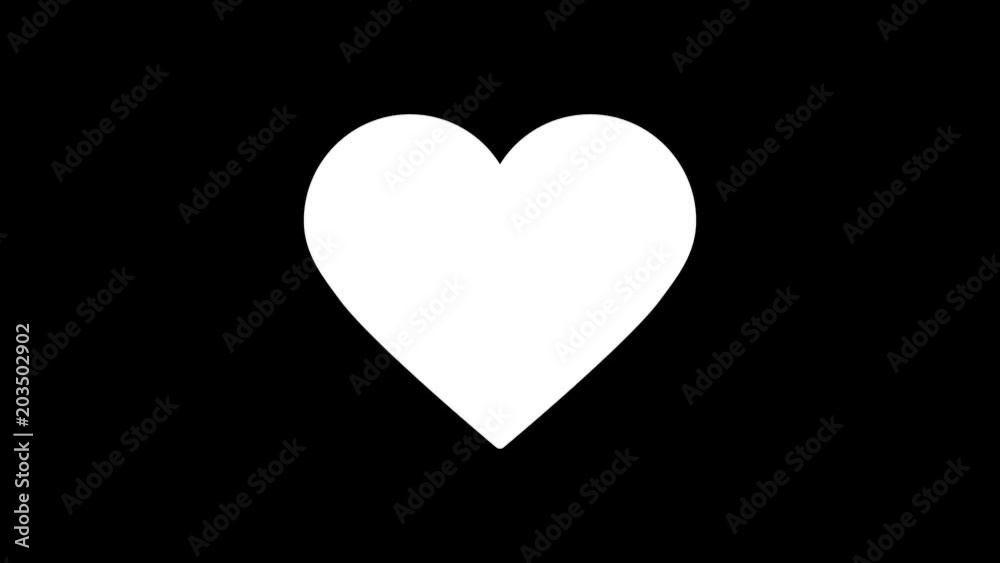 Beating Red Heart Icon animation with optional luma matte. Alpha Luma Matte included. 4k video Beating Red Heart Icon animation with optional luma matte. Alpha Luma Matte included. 4k video