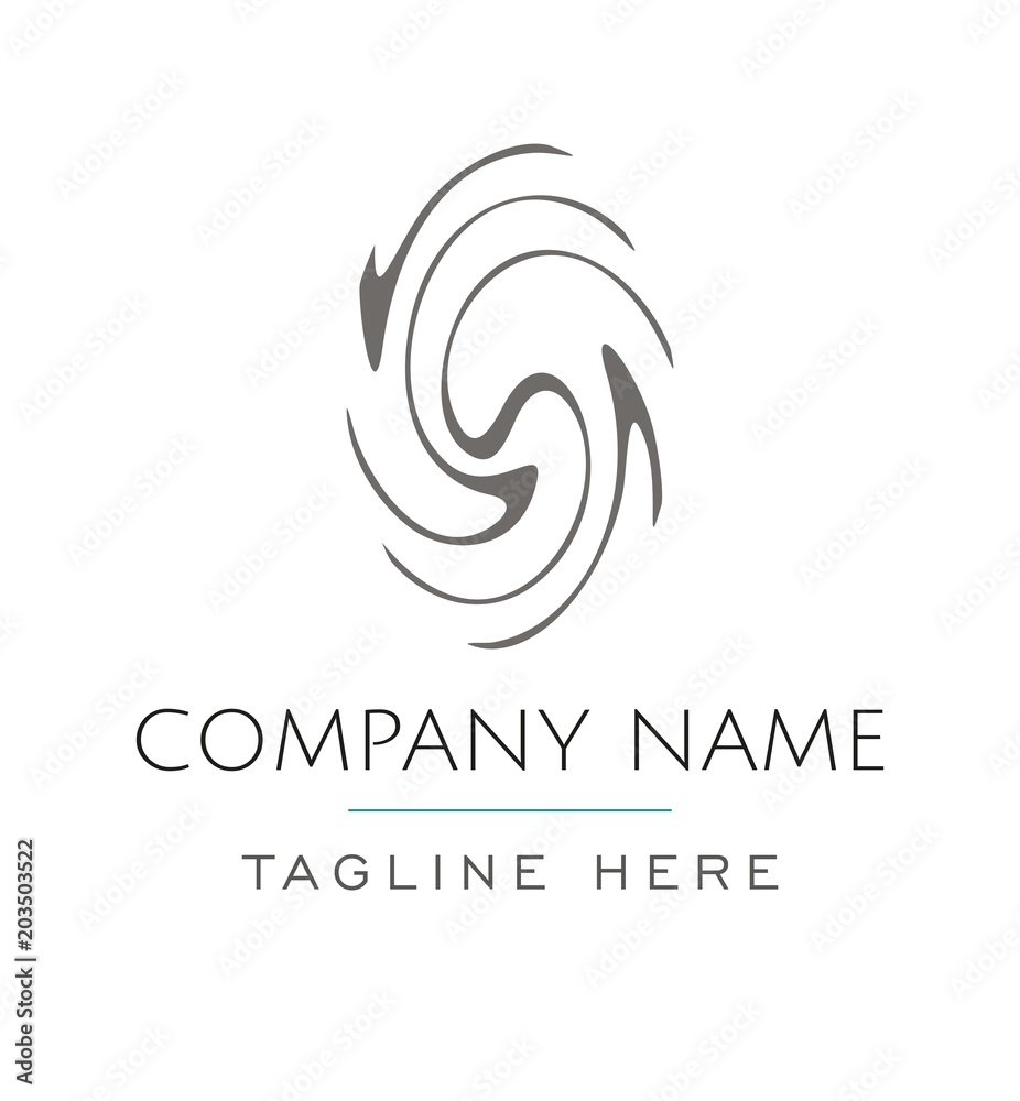 Abstract Round Circle Logo Vector Icon Abstract Round Circle Logo Vector Icon