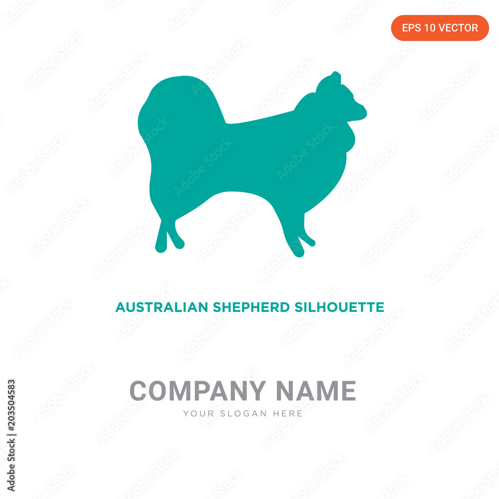 australian shepherd company logo design