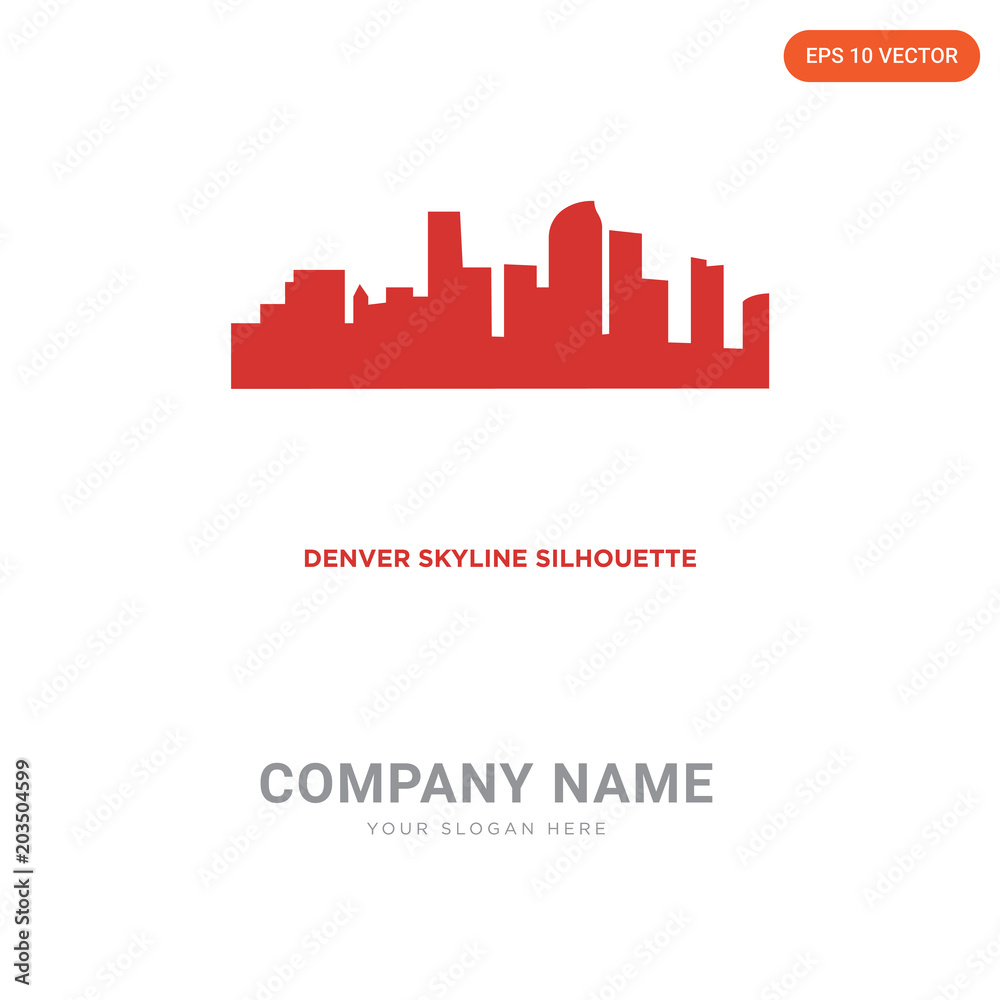 denver skyline company logo design