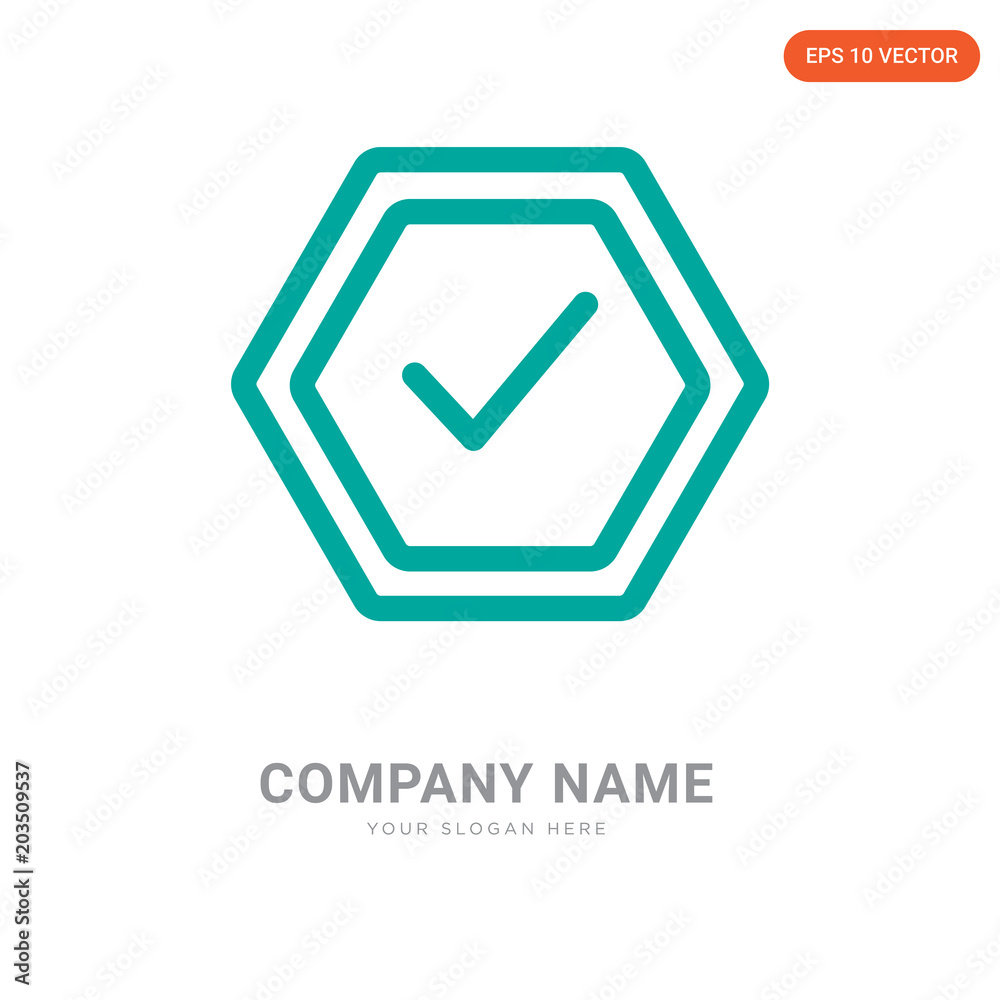 Checked company logo design Checked company logo design