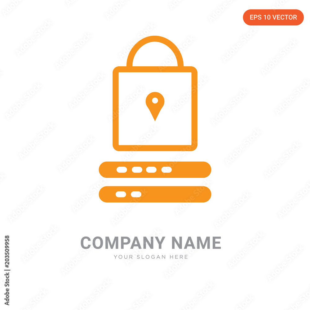 Password company logo design Password company logo design