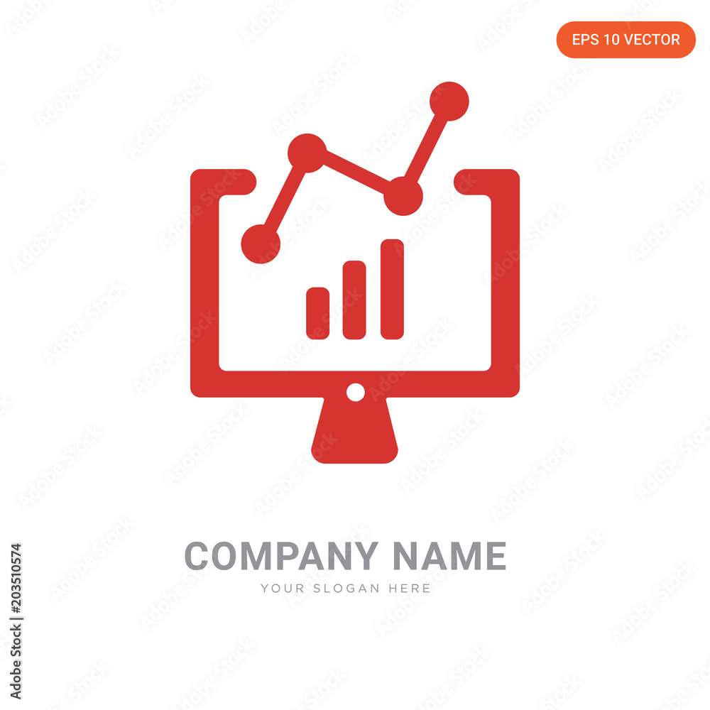 Analytics company logo design Analytics company logo design