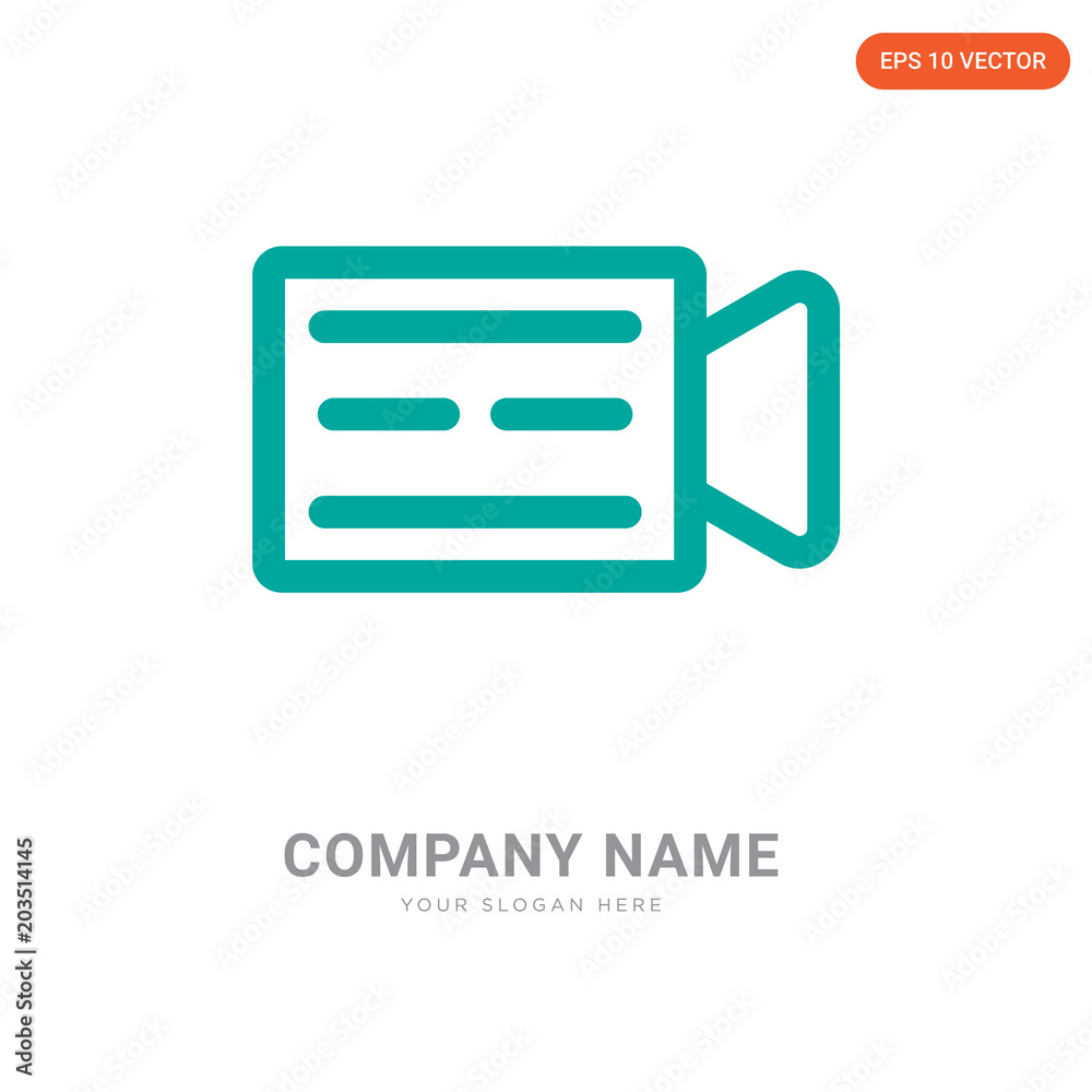 Video camera company logo design Video camera company logo design