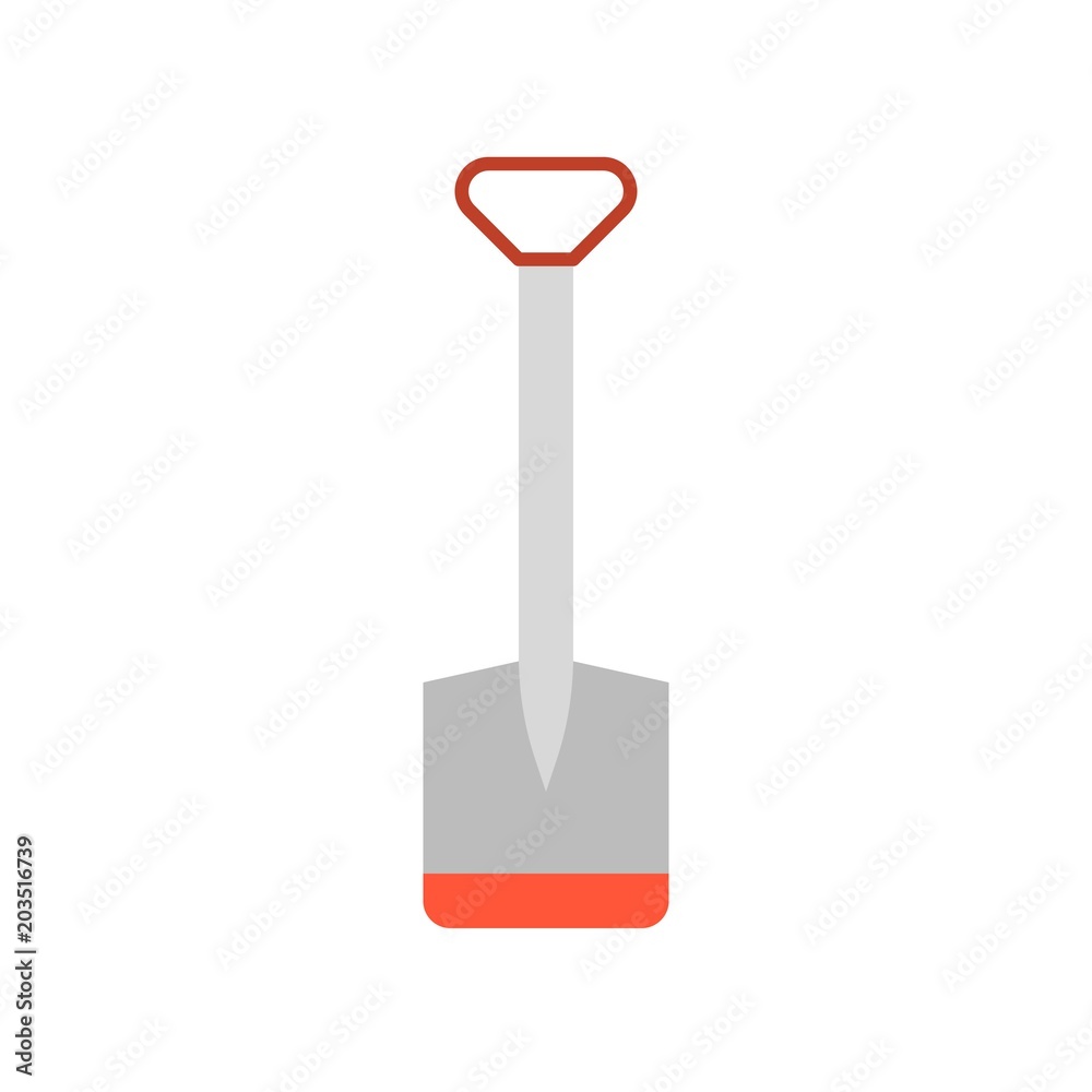 hoe flat icon vector hoe flat icon vector