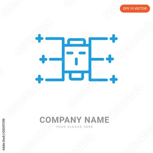 Artificial intelligence company logo design