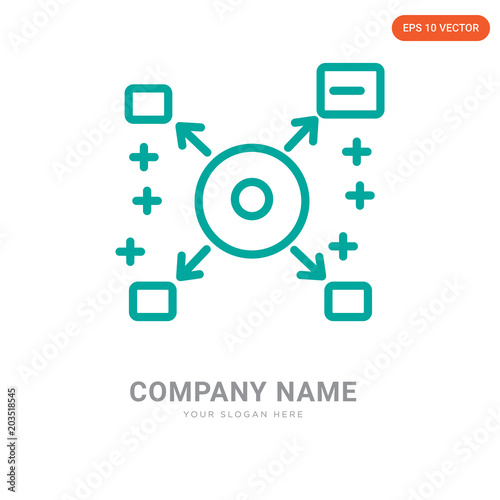 Artificial intelligence company logo design