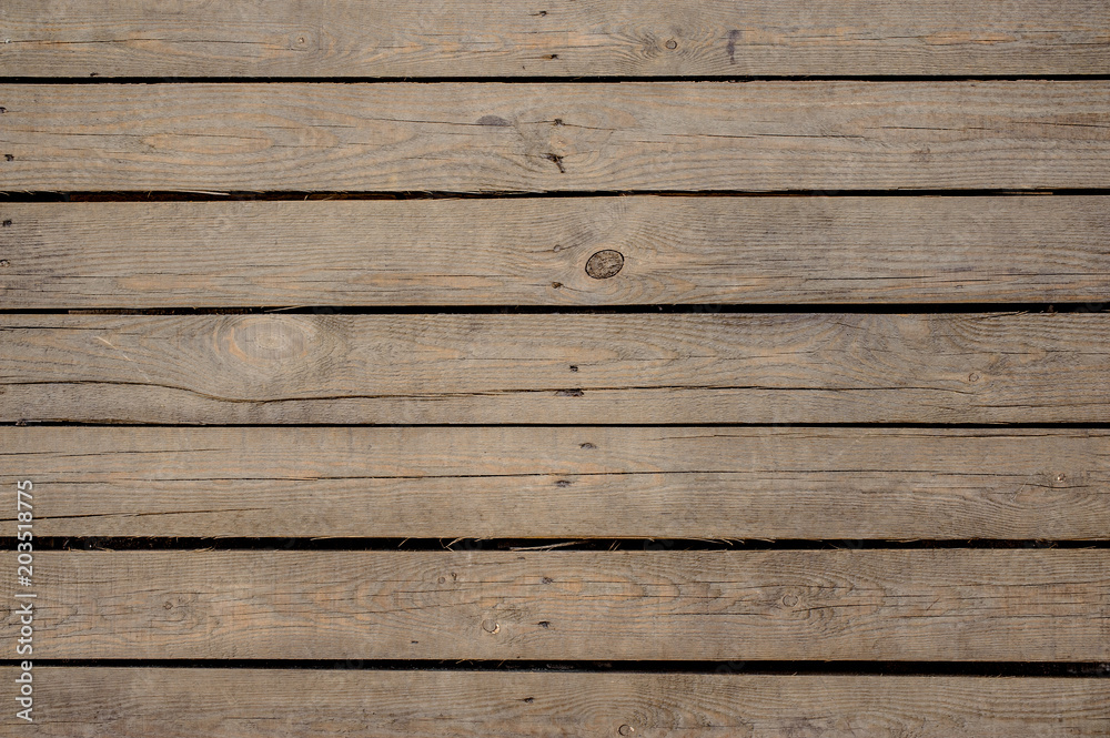 Horizontal old wooden background pattern with cracks Horizontal old wooden background pattern with cracks