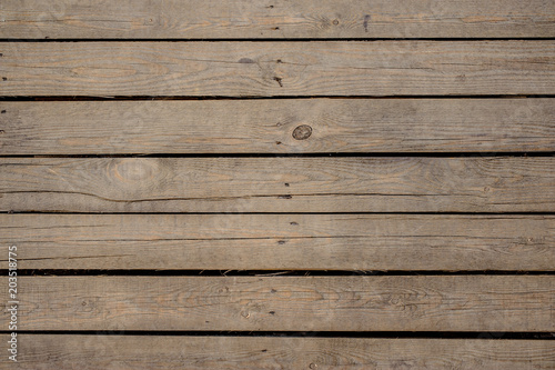 Horizontal old wooden background pattern with cracks