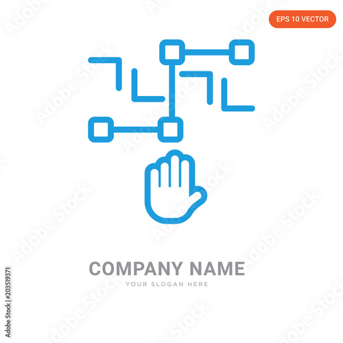 Artificial intelligence company logo design