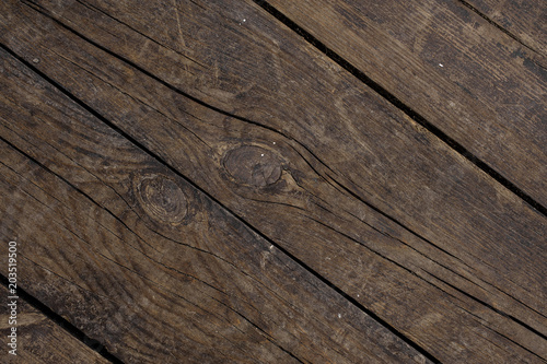 Old rustic wooden background pattern with cracks