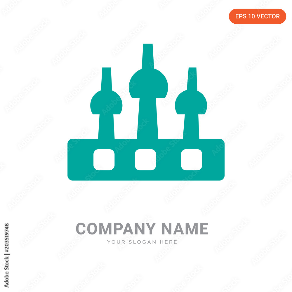 Cathedral of saint basil company logo design Cathedral of saint basil company logo design