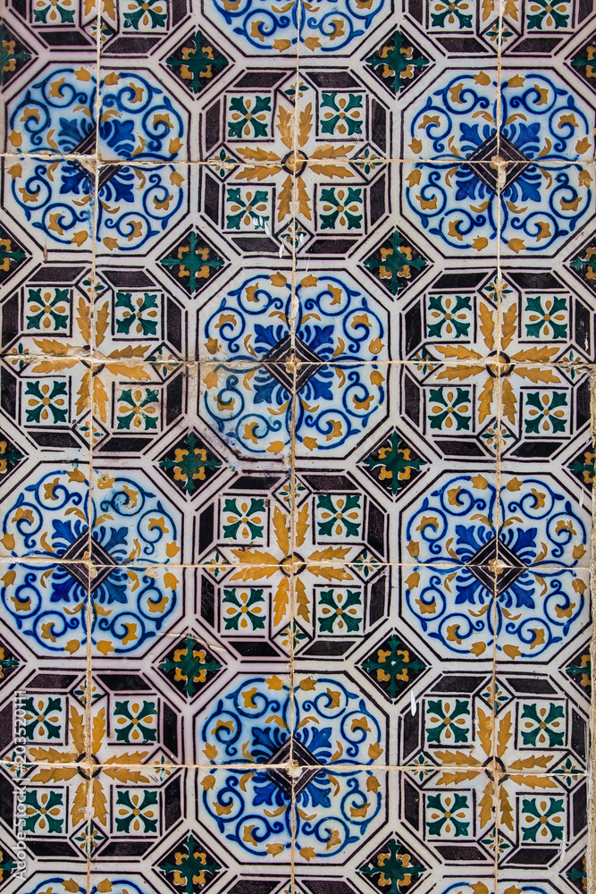 typisches historisches Mosaik in Portugal typisches historisches Mosaik in Portugal