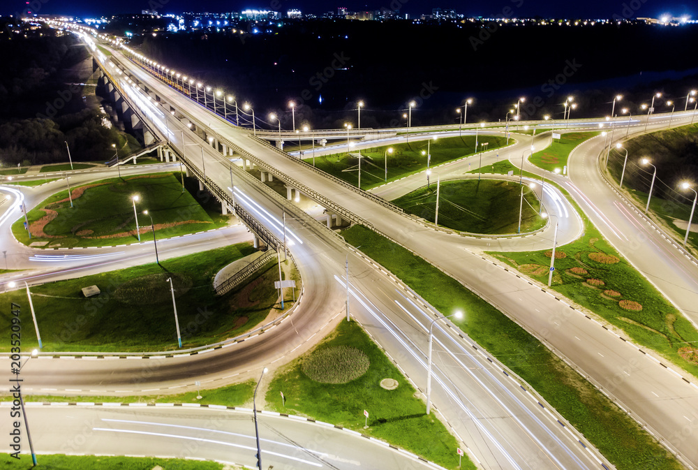 custom made wallpaper toronto digitalTraffic in city, aerial view 