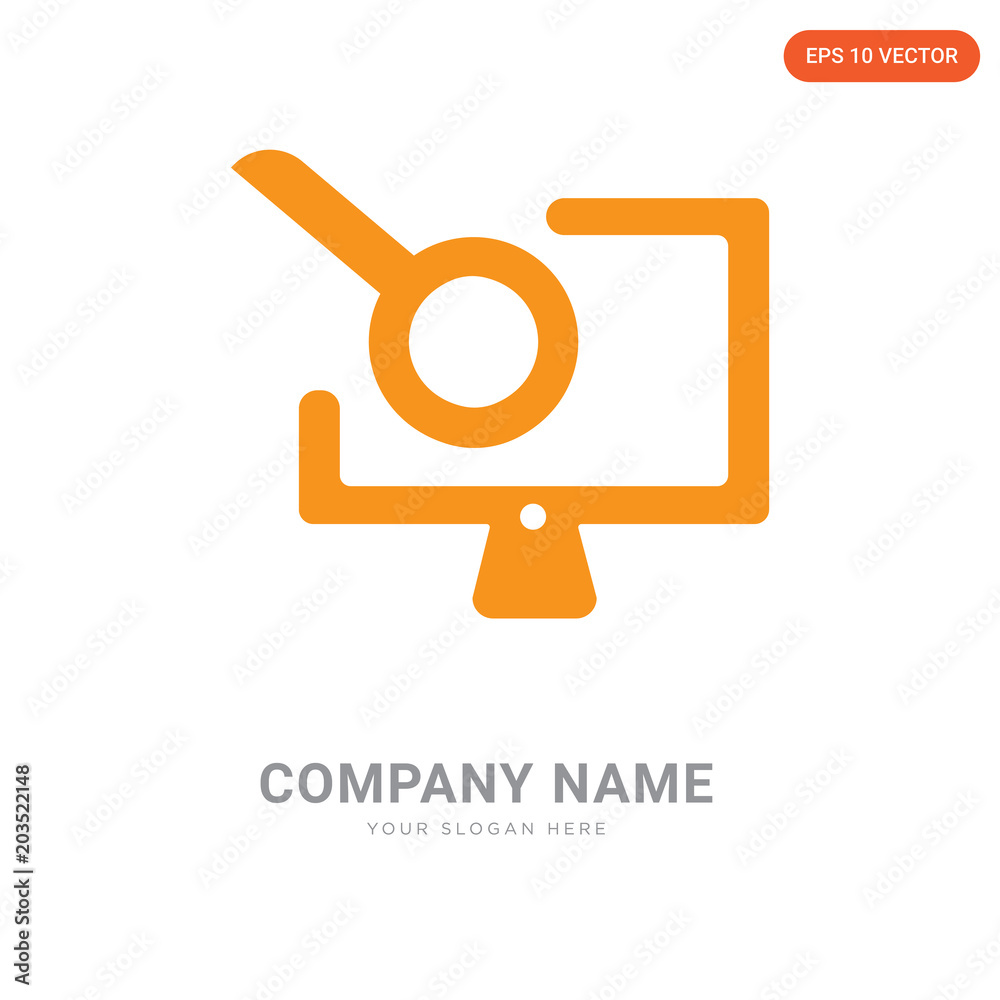 Laptop company logo design