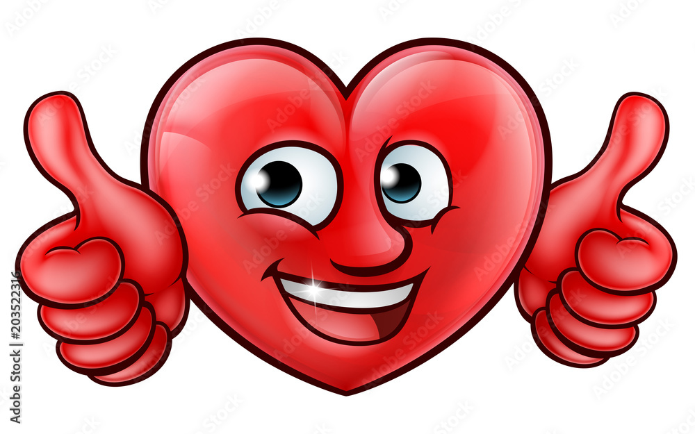 Cartoon Heart Mascot Cartoon Heart Mascot