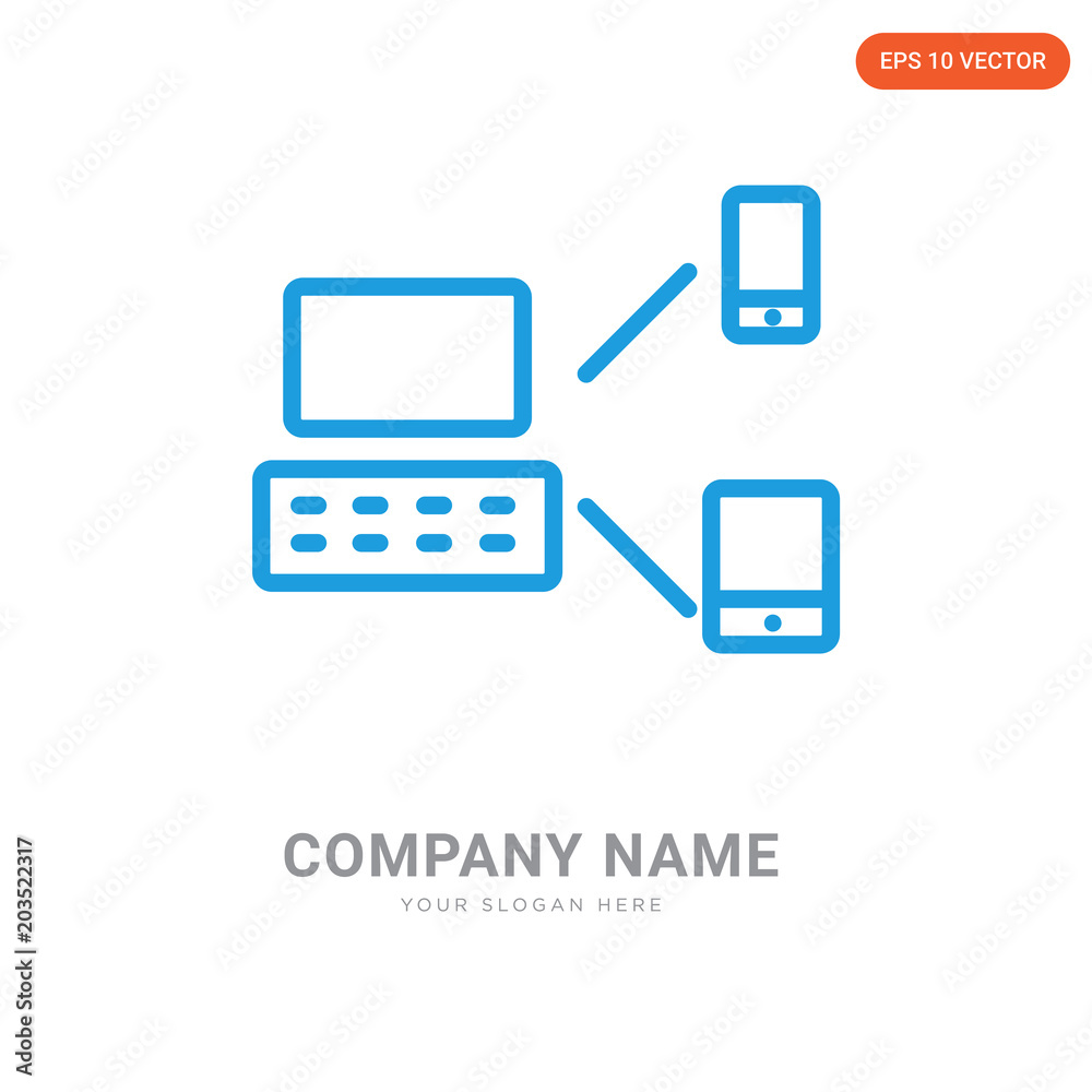 Responsive company logo design Responsive company logo design