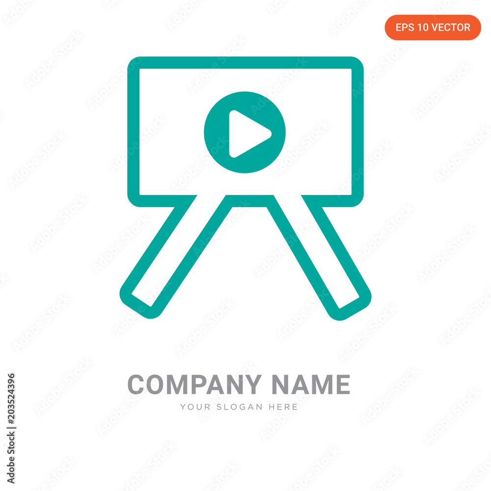 Presentation company logo design Presentation company logo design