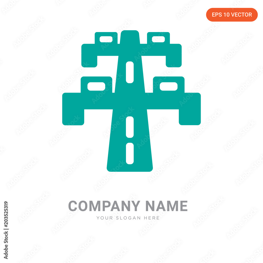 Highway company logo design
