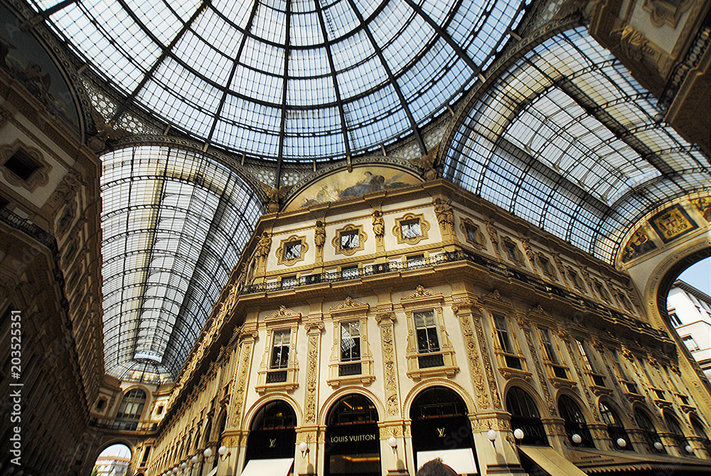 MILANO, Galleria Vittorio Emanuele II, Gallery, Milano, Milan, Lombardy, Italy, Europe