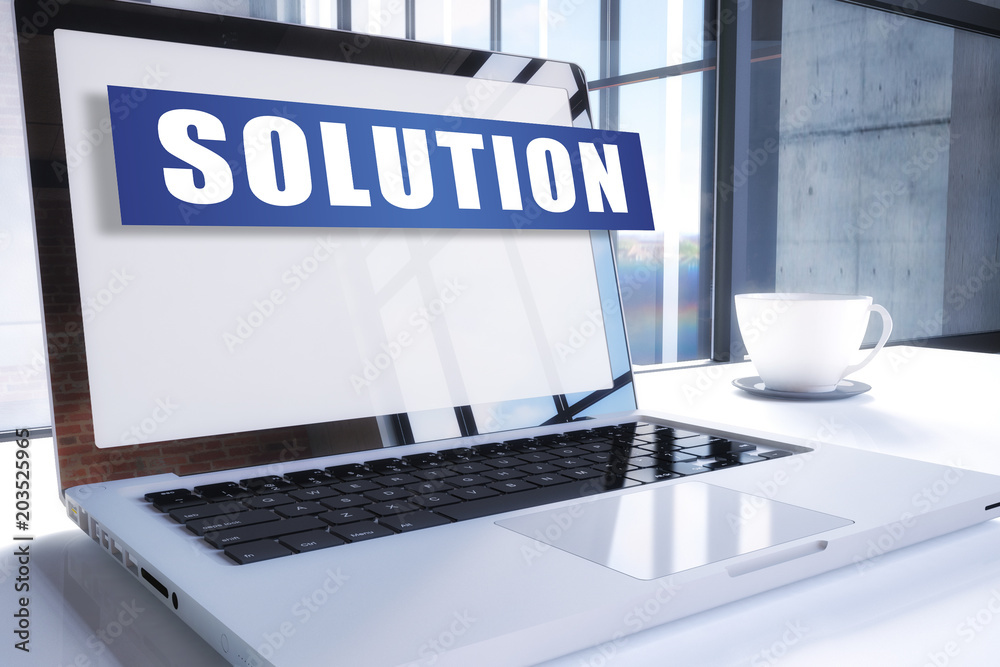 Obraz premium Solution