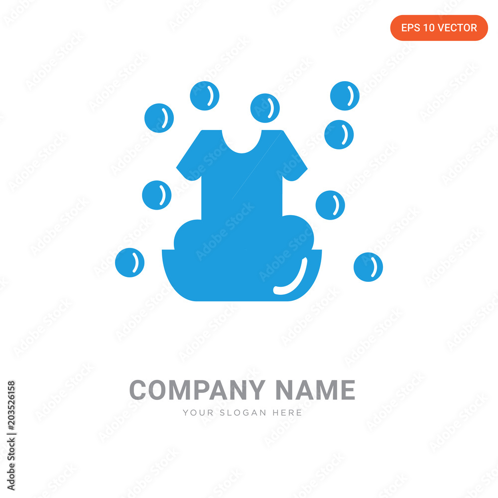 Washing company logo design