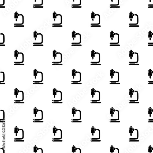 Microscope pattern vector seamless repeating for any web design