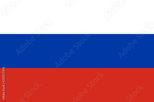 National Flag Of Russia Tricolor 3D Illustration