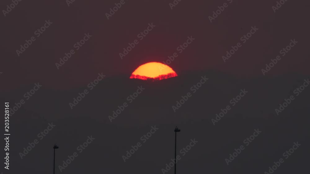 夕日 夕日