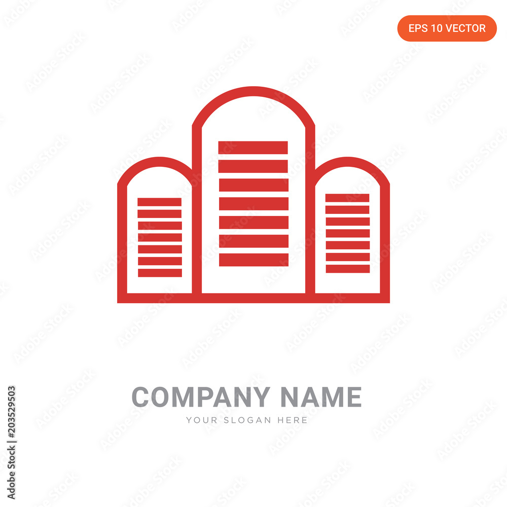 Fototapeta premium Apartment company logo design