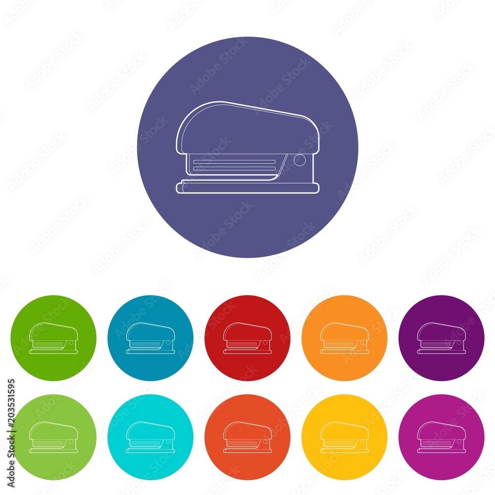 Stapler icon. Outline illustration of stapler vector icon for web design Stapler icon. Outline illustration of stapler vector icon for web design