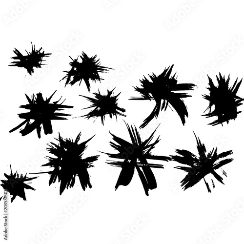 Wallpaper Mural Ink vector splash. Vector illustration. Grunge hand drawn watercolor texture. Torontodigital.ca