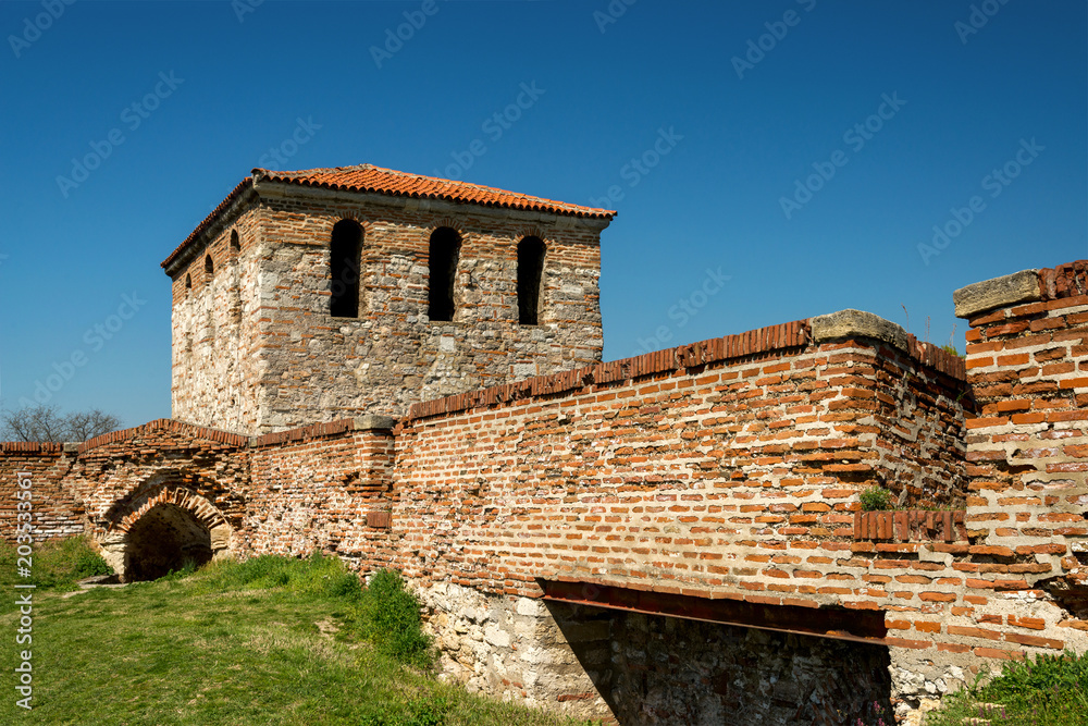 Baba Vida - old medieval fortress in Vidin, in northwestern Bulgaria. Travel to Bulgaria concept.