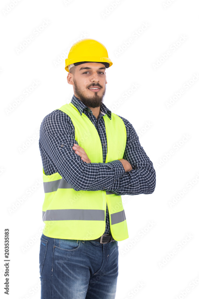 crossed arms engineer