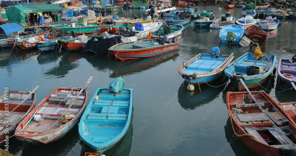 Hong Kong fishing village