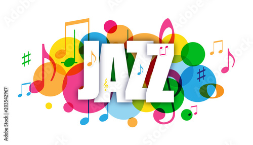 JAZZ Colourful Vector Letters Icon