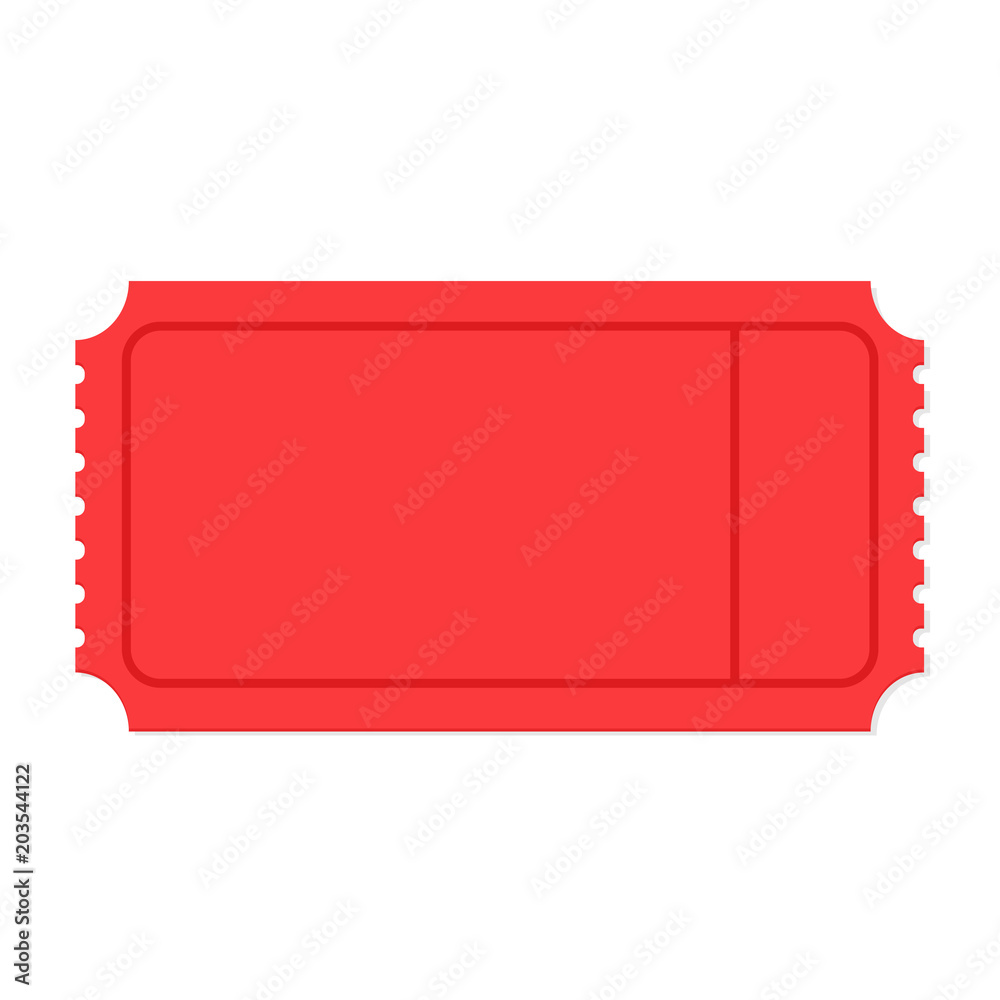 ticket stub icon Stock Vector | Adobe Stock