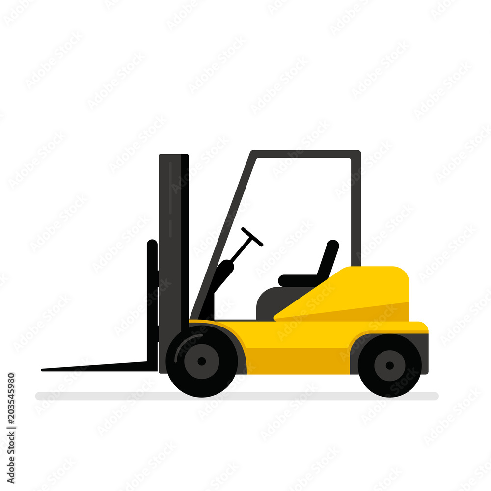 forklift truck icon forklift truck icon